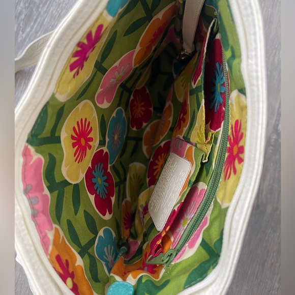 Brighton Floral Crossbody Messenger Bag - Picture 4 of 5